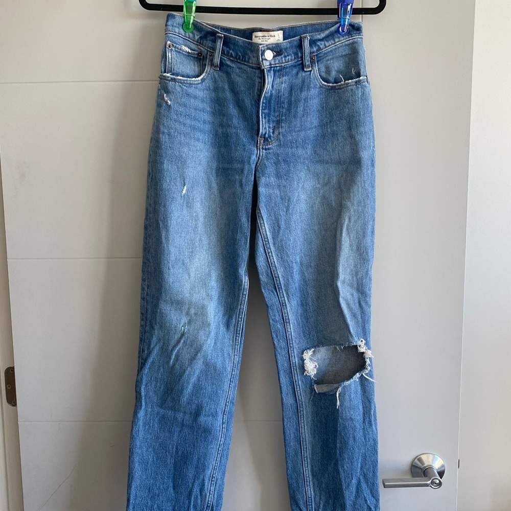 Abercrombie & Fitch The 90’s Straight Low Rise